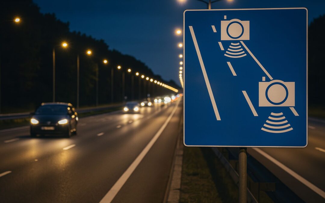 Znak odcinkowy pomiar prędkości – co musisz wiedzieć?